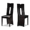 Baxton Studio Alani Modern Dark Brown Faux Leather Upholstered 5-Piece Dining Set 142-8036-8026 - alternate 7